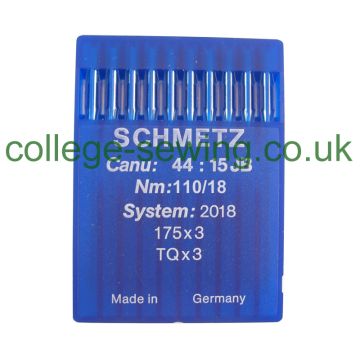175X3 SIZE 110 PACK OF 10 NEEDLES SCHMETZ DISCONTINUED