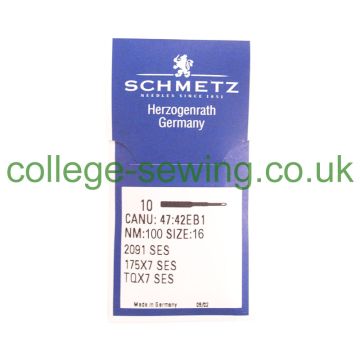 175X7 SES SIZE 100 PACK OF 10 NEEDLES SCHMETZ