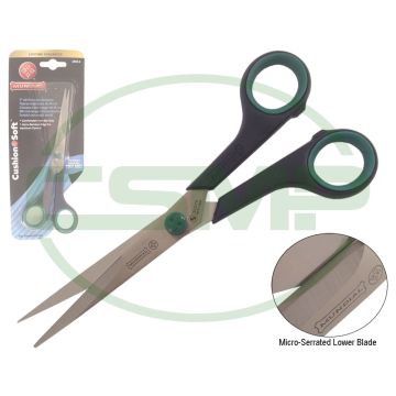 1863 7" SOFT GRIP SCISSOR BLUE/GREEN