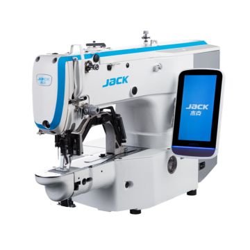 JACK JK-T1900GSK-D MEDIUM-WEIGHT BARTACK & BUTTON STITCH MACHINE
