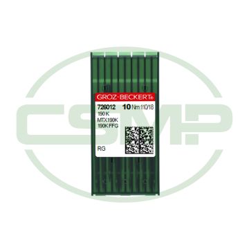 190K SIZE 110 PACK OF 10 NEEDLES GROZ BECKERT