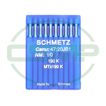 190K SIZE 90 PACK OF 10 NEEDLES SCHMETZ