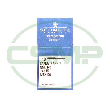 190R SIZE 140 PACK OF 10 NEEDLES SCHMETZ