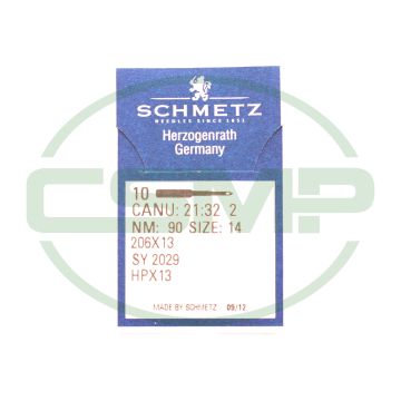 206X13 SIZE 90 PACK OF 10 NEEDLES SCHMETZ