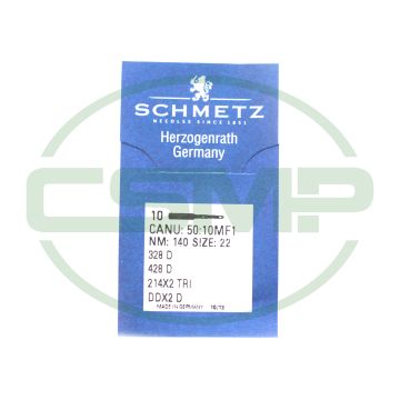 214X2 TRI SIZE 140 PACK OF 10 NEEDLES SCHMETZ