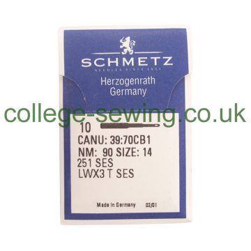 251 SES SIZE 90 PACK OF 10 NEEDLES SCHMETZ DISCONTINUED