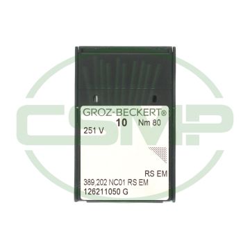 251VX80 PACK OF 10 NEEDLES GROZ BECKERT