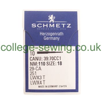 251 SIZE 110 PACK OF 10 NEEDLES SCHMETZ DISCONTINUED