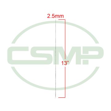 2.5MM CLOTH DRILL NEEDLE TAPERED POINT 13"