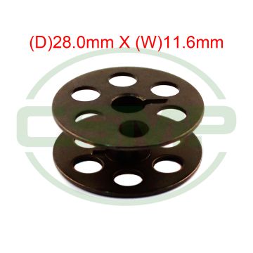282763 BOBBIN LARGE CAP WITH SLOT SINGER 411U
