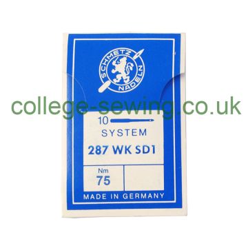 287WKHSD1 SIZE 75 PACK OF 10 NEEDLES SCHMETZ