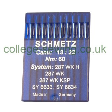 287WKH SIZE 60 PACK OF 10 NEEDLES SCHMETZ