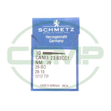 29-12 SIZE 70 PACK OF 10 NEEDLES SCHMETZ DISCONTINUED
