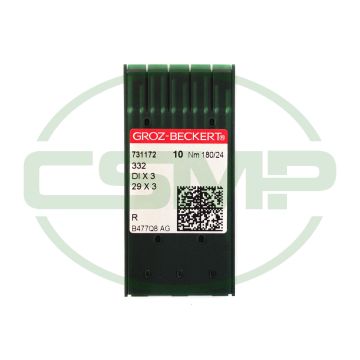29 X 3 SIZE 180 PACK OF 10 NEEDLES GROZ BECKERT 29 X 3 SIZE 180 PACK OF 10 NEEDLES GROZ BECKERT