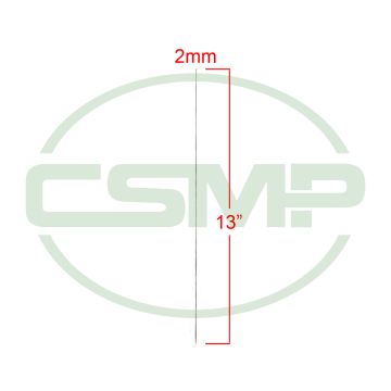 2MM CLOTH DRILL NEEDLE TAPERED POINT 13"