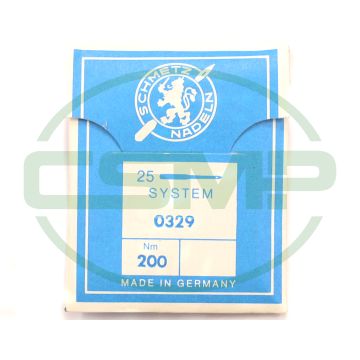 329 SIZE 200 PACK OF 10 NEEDLES SCHMETZ DISCONTINUED 329 SIZE 200 PACK OF 10 NEEDLES SCHMETZ DISCONTINUED