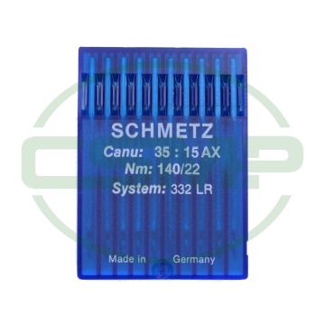332LR SIZE 140 PACK OF 10 NEEDLES SCHMETZ DISCONTINUED