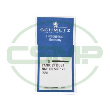 3550 SIZE 130 PACK OF 10 NEEDLES SCHMETZ