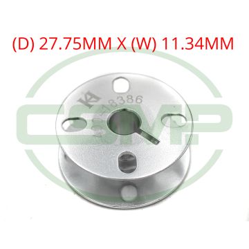 400-18386 ALUMINUM BOBBIN A 28MM JUKI LU1520NC GENERIC 400-18386 ALUMINUM BOBBIN A 28MM JUKI LU1520NC GENERIC