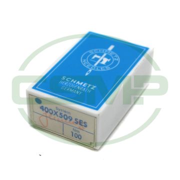 400x509SES SIZE 100 PACK OF 10 NEEDLES SCHMETZ DISCONTINUED 400x509SES SIZE 100 PACK OF 10 NEEDLES SCHMETZ DISCONTINUED