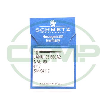 4117 SIZE 80 PACK OF 10 NEEDLES SCHMETZ 4117 SIZE 80 PACK OF 10 NEEDLES SCHMETZ