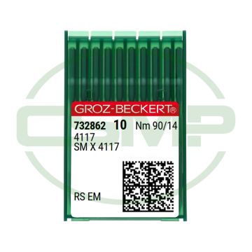 4117 SIZE 90 PACK OF 10 NEEDLES GROZ BECKERT 4117 SIZE 90 PACK OF 10 NEEDLES GROZ BECKERT