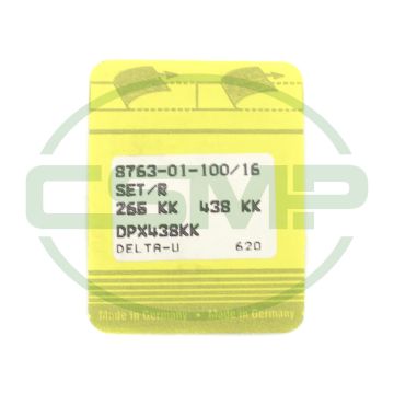 438KKX100 PACK OF 10 NEEDLES SINGER 8763-01 DISCONTINUED