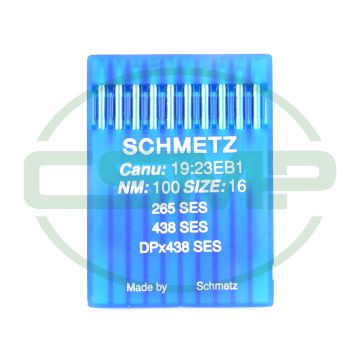 438SES SIZE 100 PACK OF 10 NEEDLES SCHMETZ 438SES SIZE 100 PACK OF 10 NEEDLES SCHMETZ