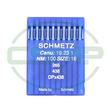 438 SIZE 100 PACK OF 10 NEEDLES SCHMETZ 438 SIZE 100 PACK OF 10 NEEDLES SCHMETZ