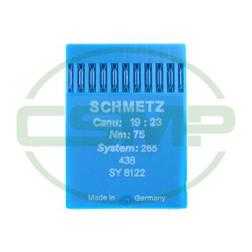 438 SIZE 75 PACK OF 10 NEEDLES SCHMETZ