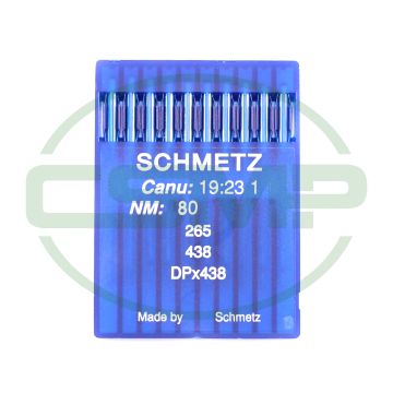 438 SIZE 80 PACK OF 10 NEEDLES SCHMETZ