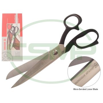 490NPSR12" NICKELPLATED SERRATED MUNDIAL