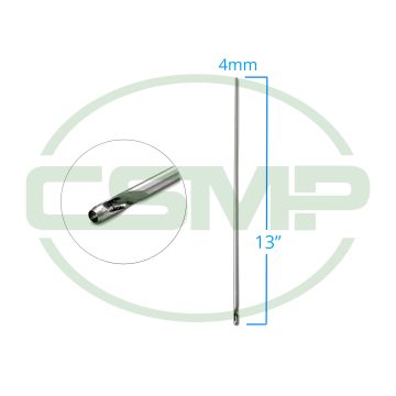 4MM HOLLOW SPIRAL CLOTH DRILL 13"