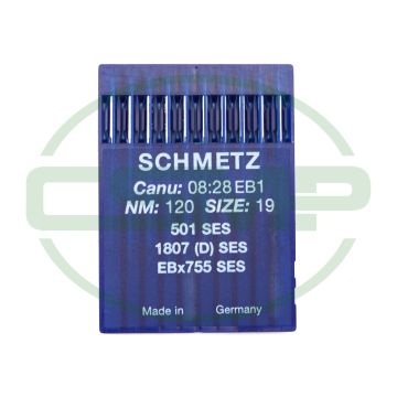 501SES SIZE 120 PACK OF 10 NEEDLES SCHMETZ