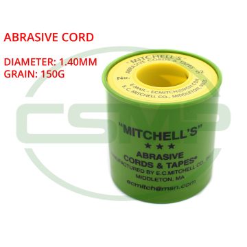 52 MITCHELLS ABRASIVE CORD 1.40mm 150g 52 MITCHELLS ABRASIVE CORD 1.40mm 150g