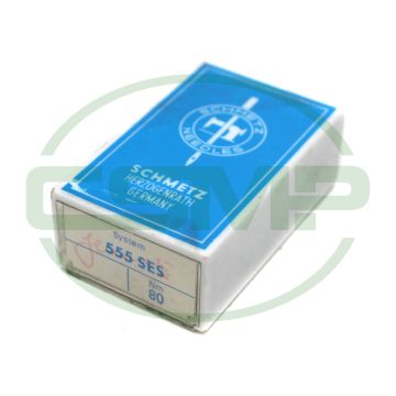 555SES SIZE 80 PACK OF 10 NEEDLES SCHMETZ DISCONTINUED