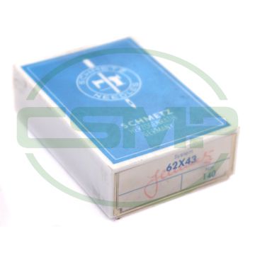 62X43 SIZE 140 PACK OF 10 NEEDLES SCHMETZ DISCONTINUED 62X43 SIZE 140 PACK OF 10 NEEDLES SCHMETZ DISCONTINUED