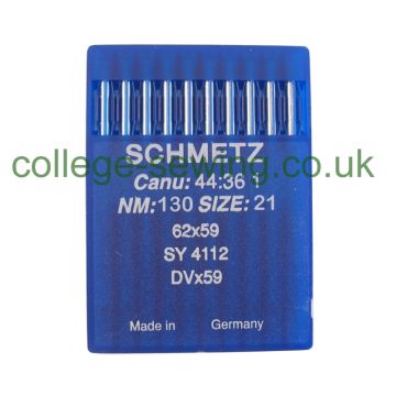 62X59 SIZE 130 PACK OF 10 NEEDLES SCHMETZ