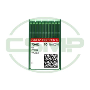 64 SIZE 100 PACK OF 10 NEEDLES GROZ BECKERT