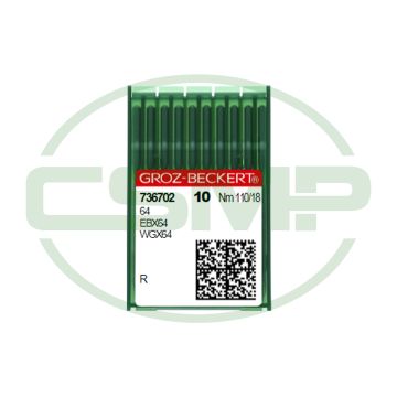 64 SIZE 110 PACK OF 10 NEEDLES GROZ BECKERT