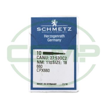 660 SIZE 110 PACK OF 10 NEEDLES SCHMETZ 660 SIZE 110 PACK OF 10 NEEDLES SCHMETZ
