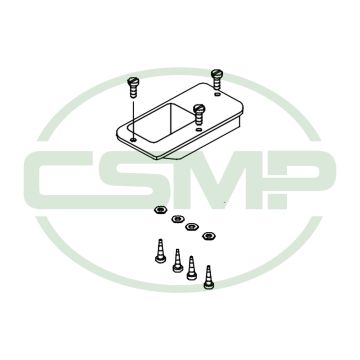 700-00483 WASTE FABRIC CHUTE JUKI MO6800 GENUINE