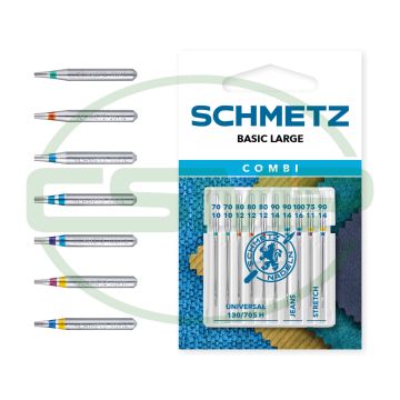 SCHMETZ COMBI BASIC LARGE PACK OF 10 CARDED