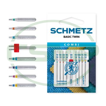 SCHMETZ COMBI BASIC TWIN PACK OF 9 CARDED
