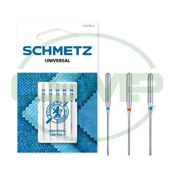 SCHMETZ UNIVERSAL SIZE 70-90 PACK OF 5 CARDED