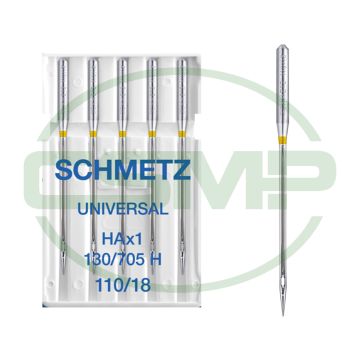 SCHMETZ UNIVERSAL SIZE 110 PACK OF 5 NEEDLES