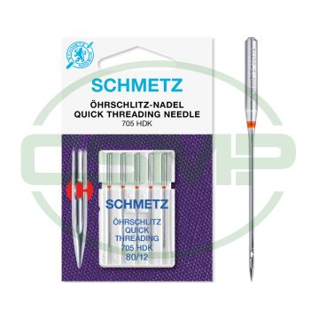 SCHMETZ QUICK THREAD SIZE 80 PACK OF 5 CARDED