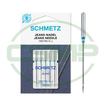 SCHMETZ JEANS SIZE 70 PACK OF 5 CARDED
