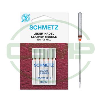 SCHMETZ LEATHER SIZE 80 PACK OF 5 CARDED