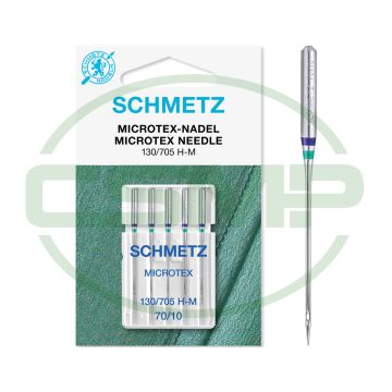 SCHMETZ MICROTEX SIZE 70 PACK OF 5 CARDED